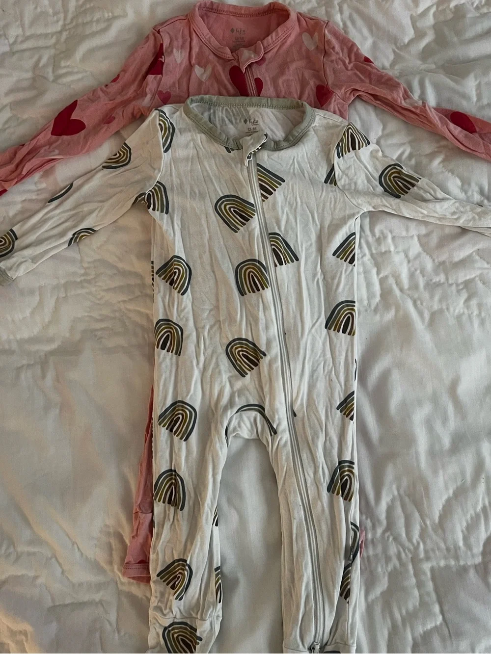 Kyte Baby - Bamboo Zippered Romper- Lot of 2